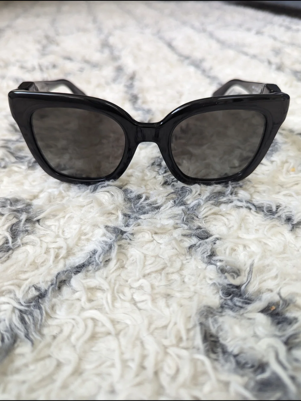 NWOT- Longchamp Black Sunglasses with Protective Case